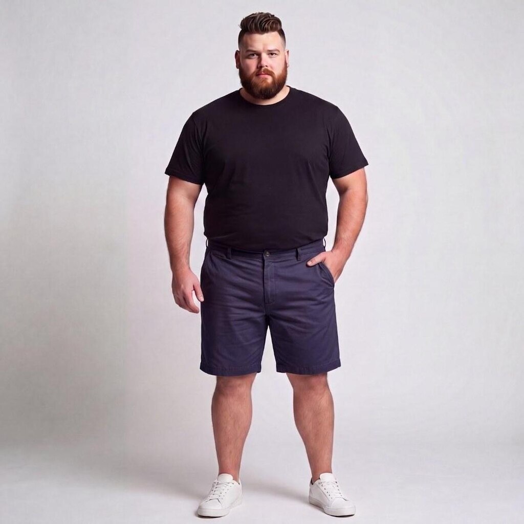 Bermuda Masculina Social Sarja Plus Size Via Lance