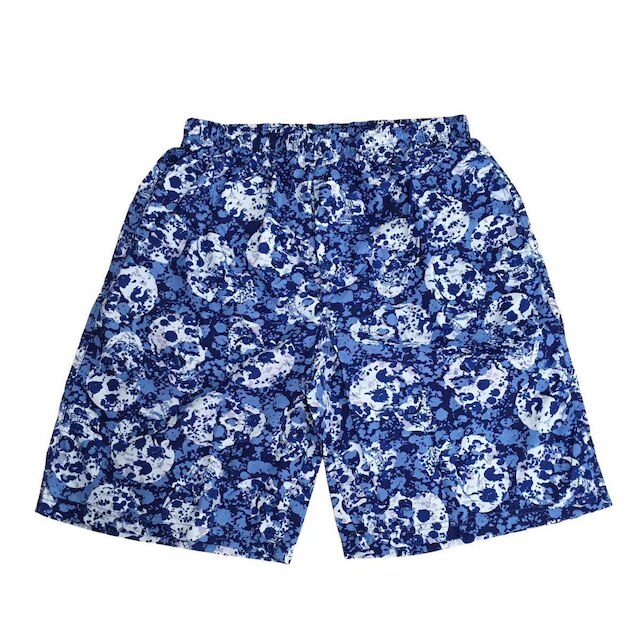 Bermuda Masculina Tactel Cós Elástico Estampada Azul Plus Size G1 Ao G7 Lottus