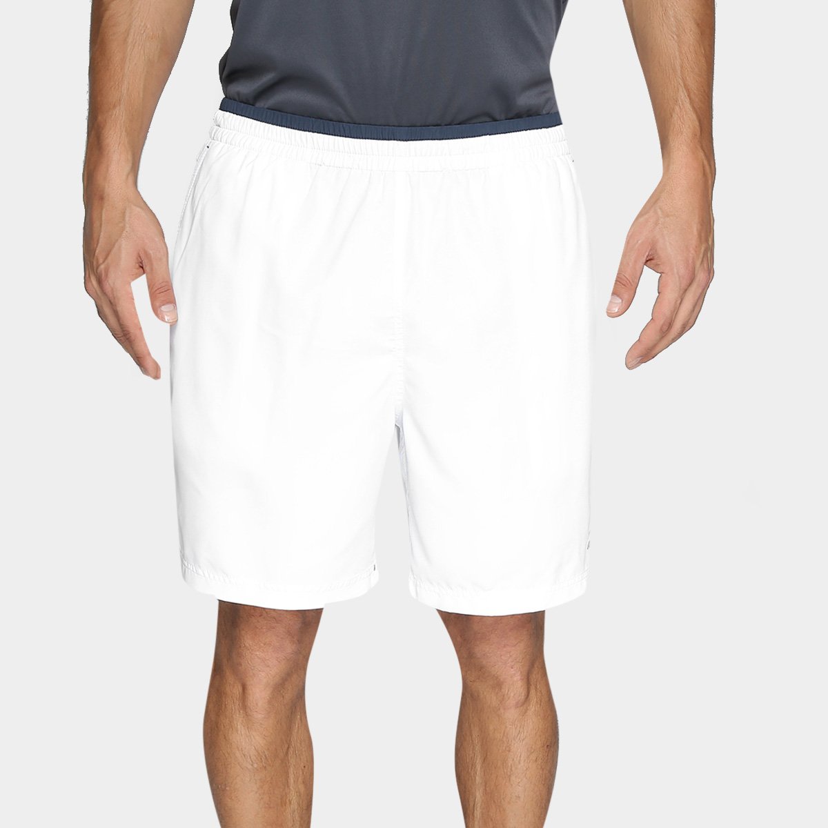 Bermuda Mizuno Master Fitness Masculina - Branco Menor preço em Bermuda Mizuno Master Fitness Masculina - Branco