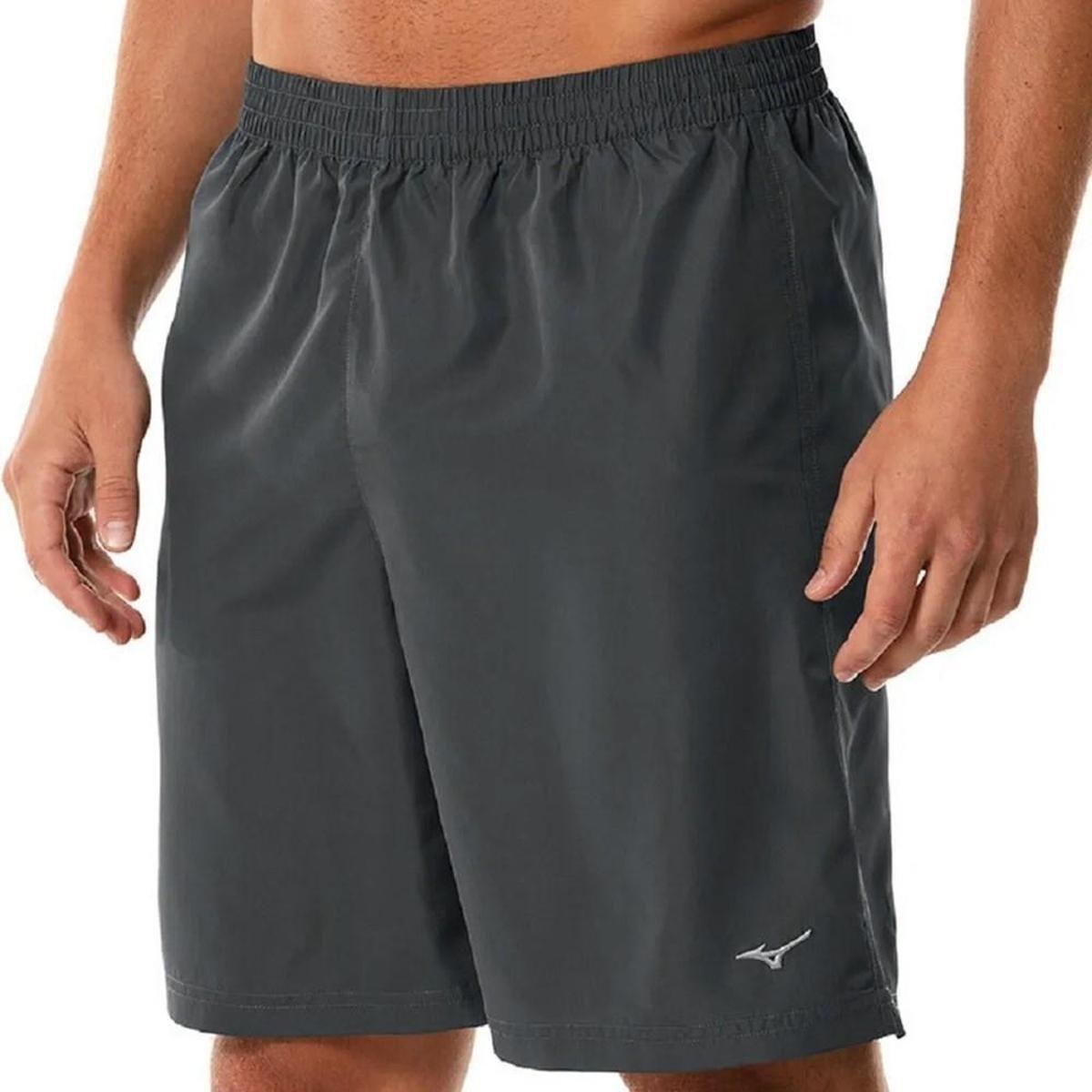 Bermuda Mizuno Sportwear Masculino - Grafite Menor preço em Bermuda Mizuno Sportwear Masculino - Grafite