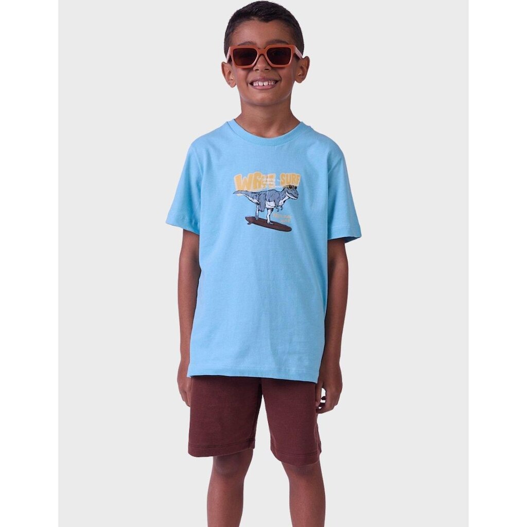 Bermuda Moletinho Elegante Estilo Conforto Com Moda Verão E Bolso Funcional Menino 4 a 10