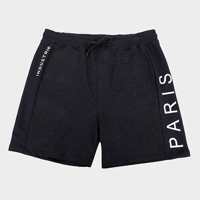 Bermuda Moletinho Industrie Plus Size Paris Masculina - Masculino
