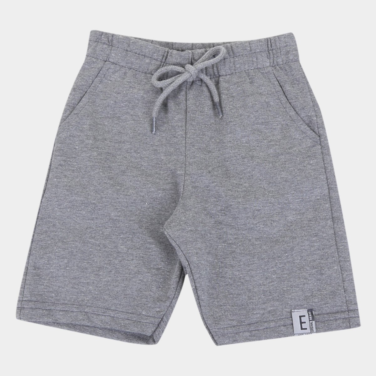 Bermuda Moletinho Infantil Elian Básica Com Bolso Masculina - Chumbo é boa?