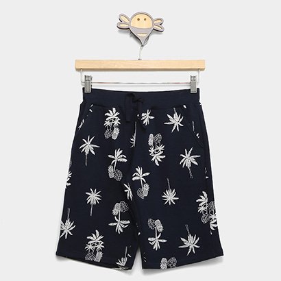 Bermuda Moletinho Infantil Milon Estampada Menino - Masculino