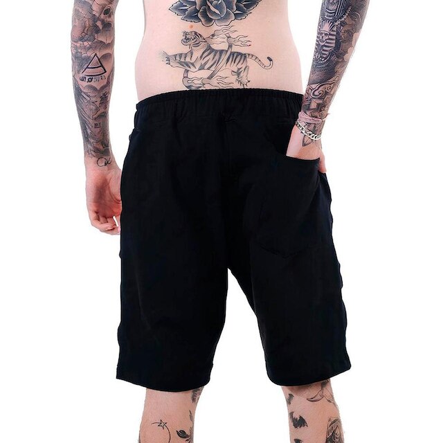 Bermuda Moletinho Masculina Abstract Street Japan Mask Style