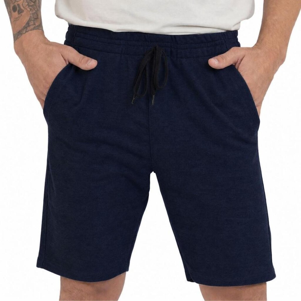 Bermuda Moletinho Masculina Casual Com Bolso Confortável