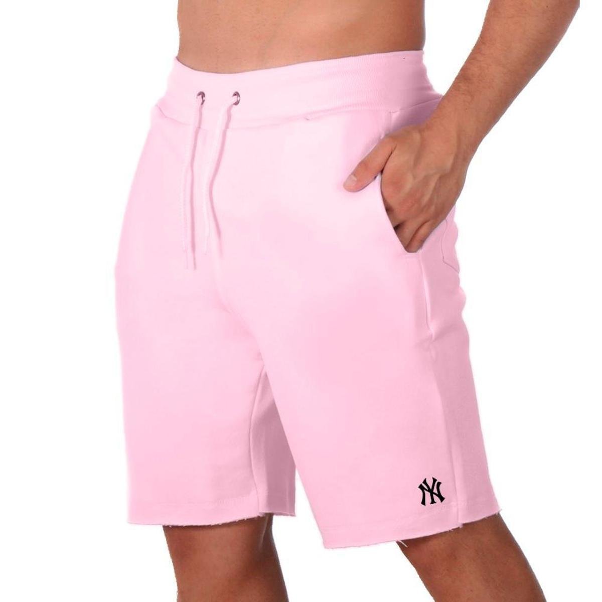 Bermuda Moletinho Short Calçao Masculino Estampa New York Cordão Ajustavel Com Bolsos Academia Menor preço em Bermuda Moletinho Short Calçao Masculino Estampa New York Cordão Ajustavel Com Bolsos Academia