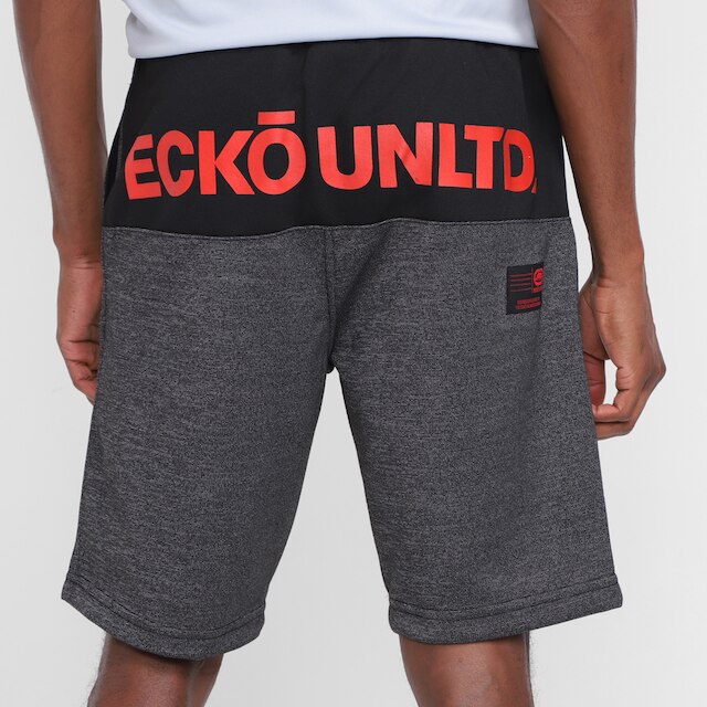 Bermuda Moletom Ecko Masculina