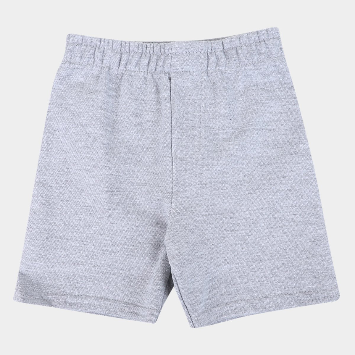 Bermuda Moletom Infantil Kyly Básica Masculina - Mescla Menor preço em Bermuda Moletom Infantil Kyly Básica Masculina - Mescla