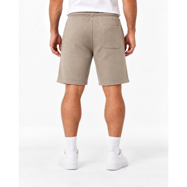 Bermuda Moletom Masculina Slim Fitness Bolsos