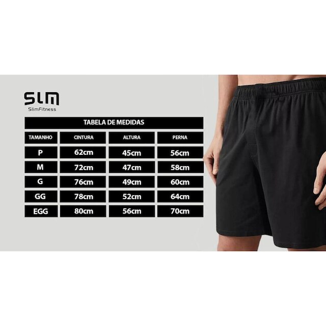 Bermuda Moletom Masculina Slim Fitness Bolsos