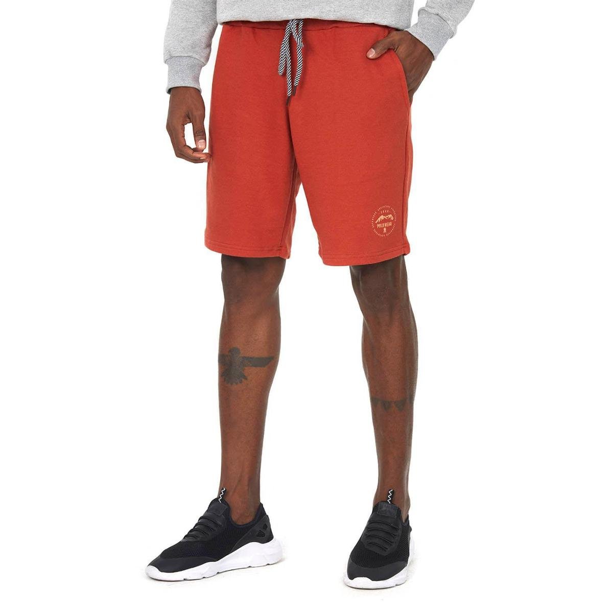 Bermuda Masculina Bermuda Moletom Polo Wear Bermuda Moletom Polo