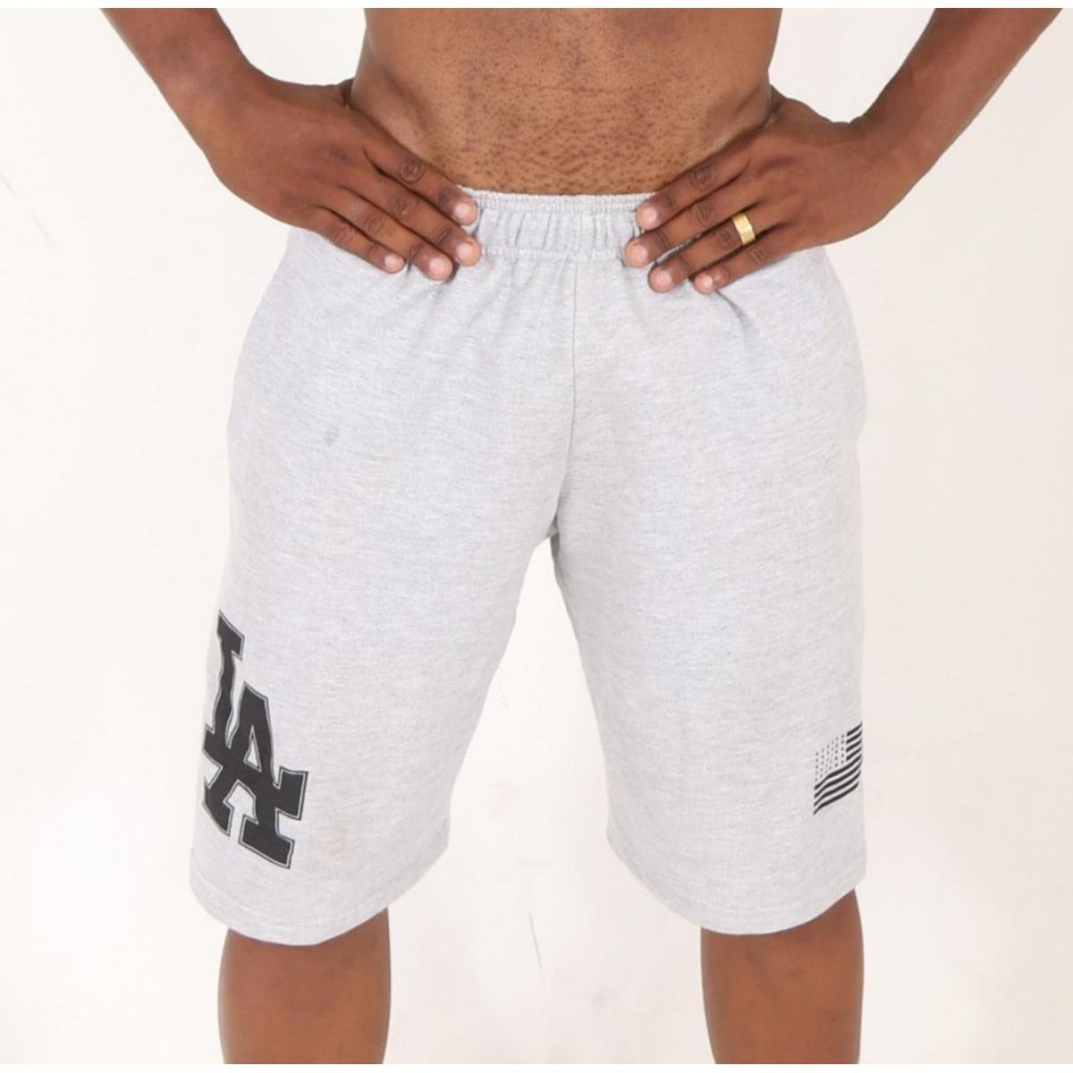 Bermuda Moletom Premium Masculina Menor preço em Bermuda Moletom Premium Masculina