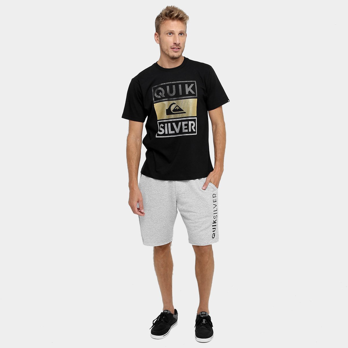 bermuda moletom quiksilver