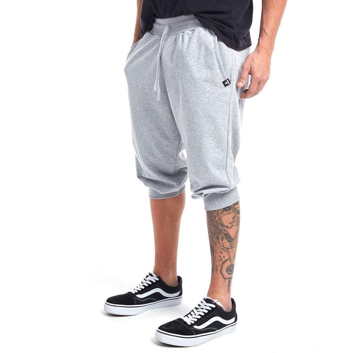 Bermuda Moletom Saruel Skinny Brohood Masculino Menor preço em Bermuda Moletom Saruel Skinny Brohood Masculino