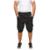 Bermuda Moleton Masculina Konoa Skinny Fitness - Preto