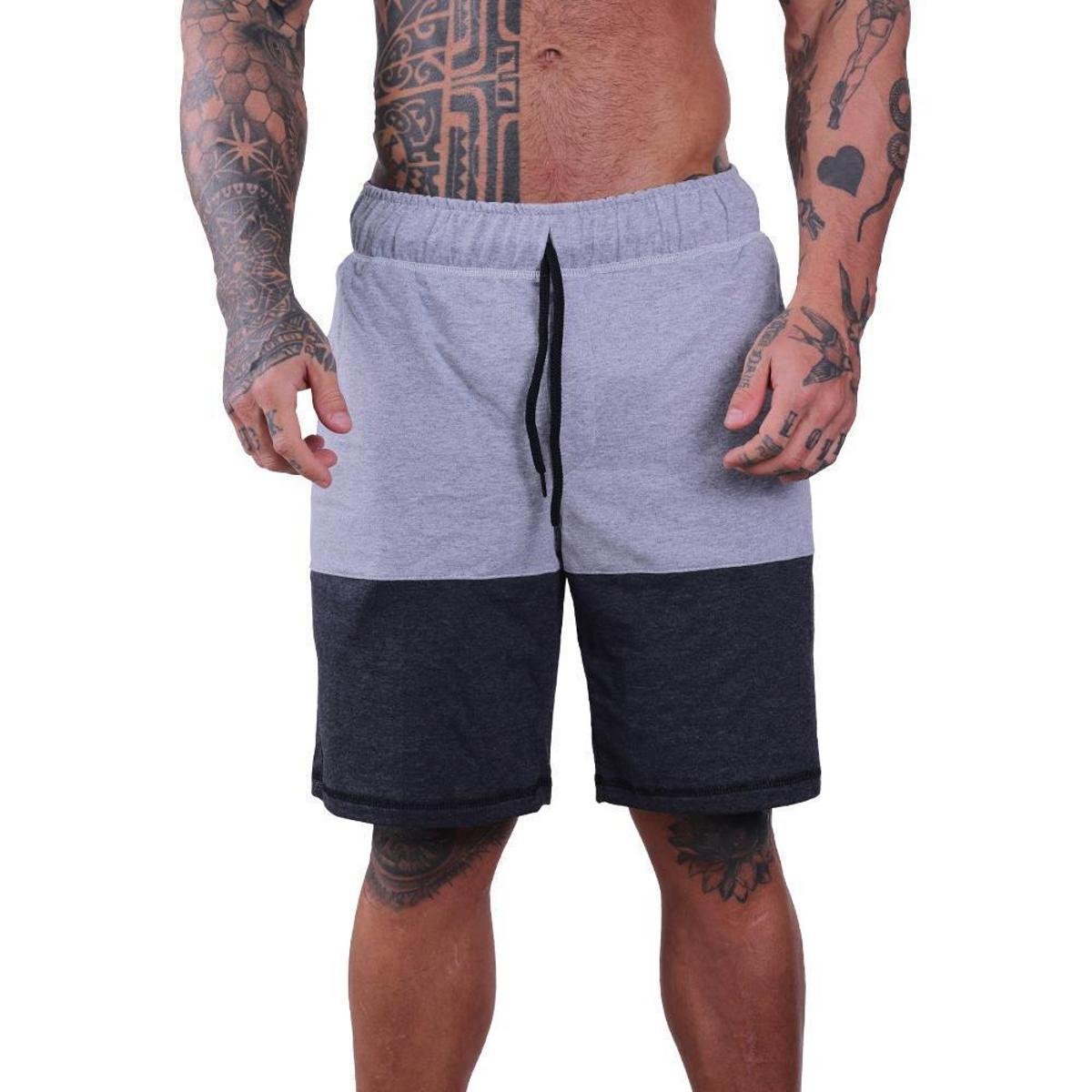 Bermuda MXD Conceito Moletinho Classico Cores Basic Social Masculina