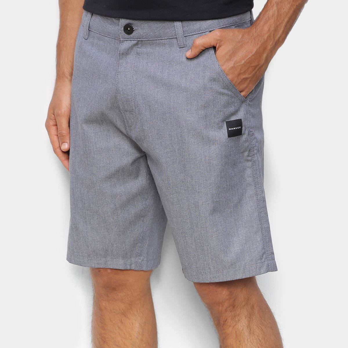 Bermuda Oakley Lisa Hybrid Masculina - Preto Menor preço em Bermuda Oakley Lisa Hybrid Masculina - Preto