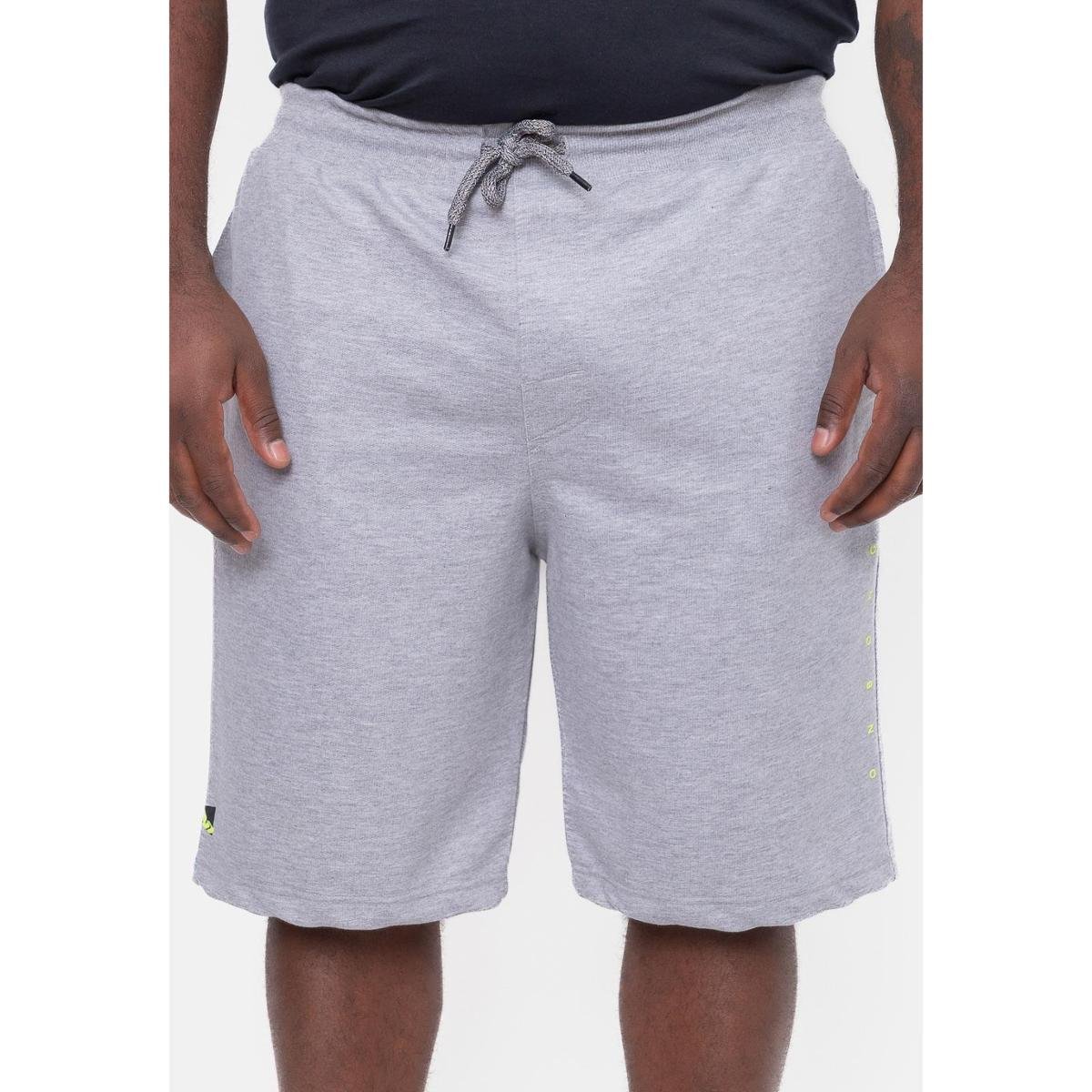 Bermuda Onbongo Moletom Plus Size Lion Masculino Menor preço em Bermuda Onbongo Moletom Plus Size Lion Masculino
