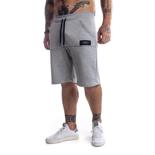 Bermuda Overtraining Moletom Canguru Masculina Zattini