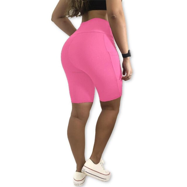 Bermuda Plus Size Heide Ribeiro Fit Bolso para Dispositivos