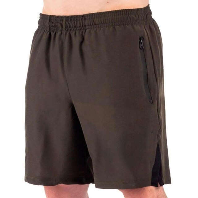 Bermuda Poker Média Com Elastano Sampa Preto/ Verde GG