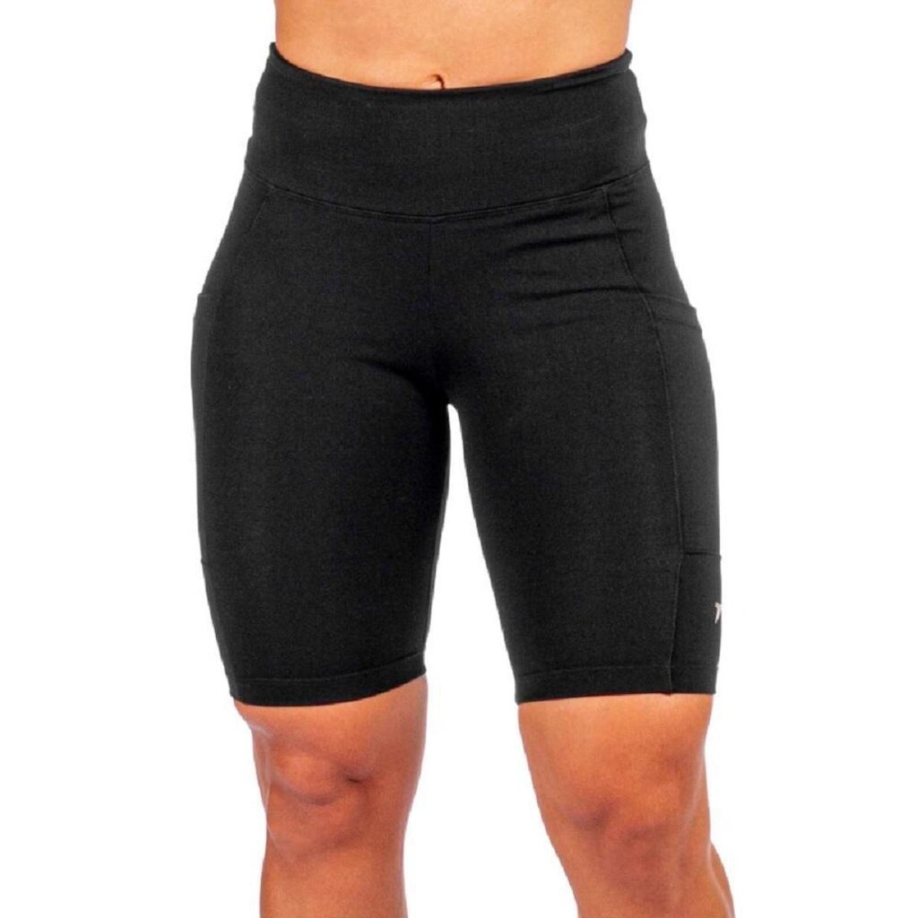 Bermuda Poker Poliamida Fitness Rana - Preta
