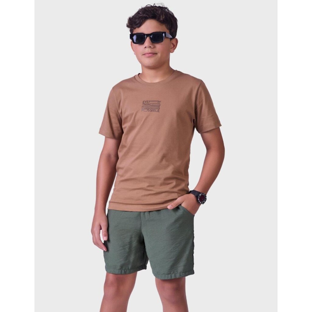Bermuda Poliamida Com Bolso Usável Verde Em Detalhes Sofisticados Do Verão Masculino 4 a 18