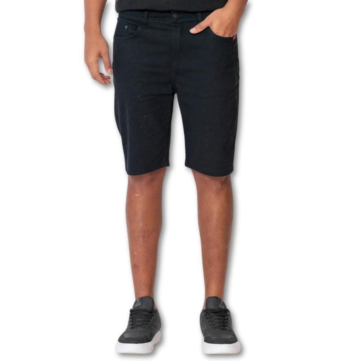 Bermuda Polo Wear Sarja Básica - Masculino Menor preço em Bermuda Polo Wear Sarja Básica - Masculino