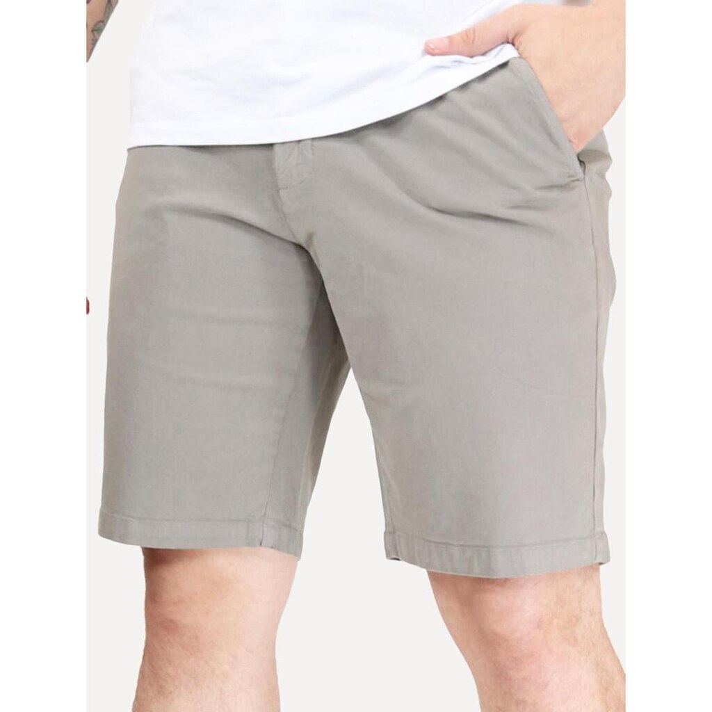 Bermuda Reserva Masculina Casual Copper Cinza