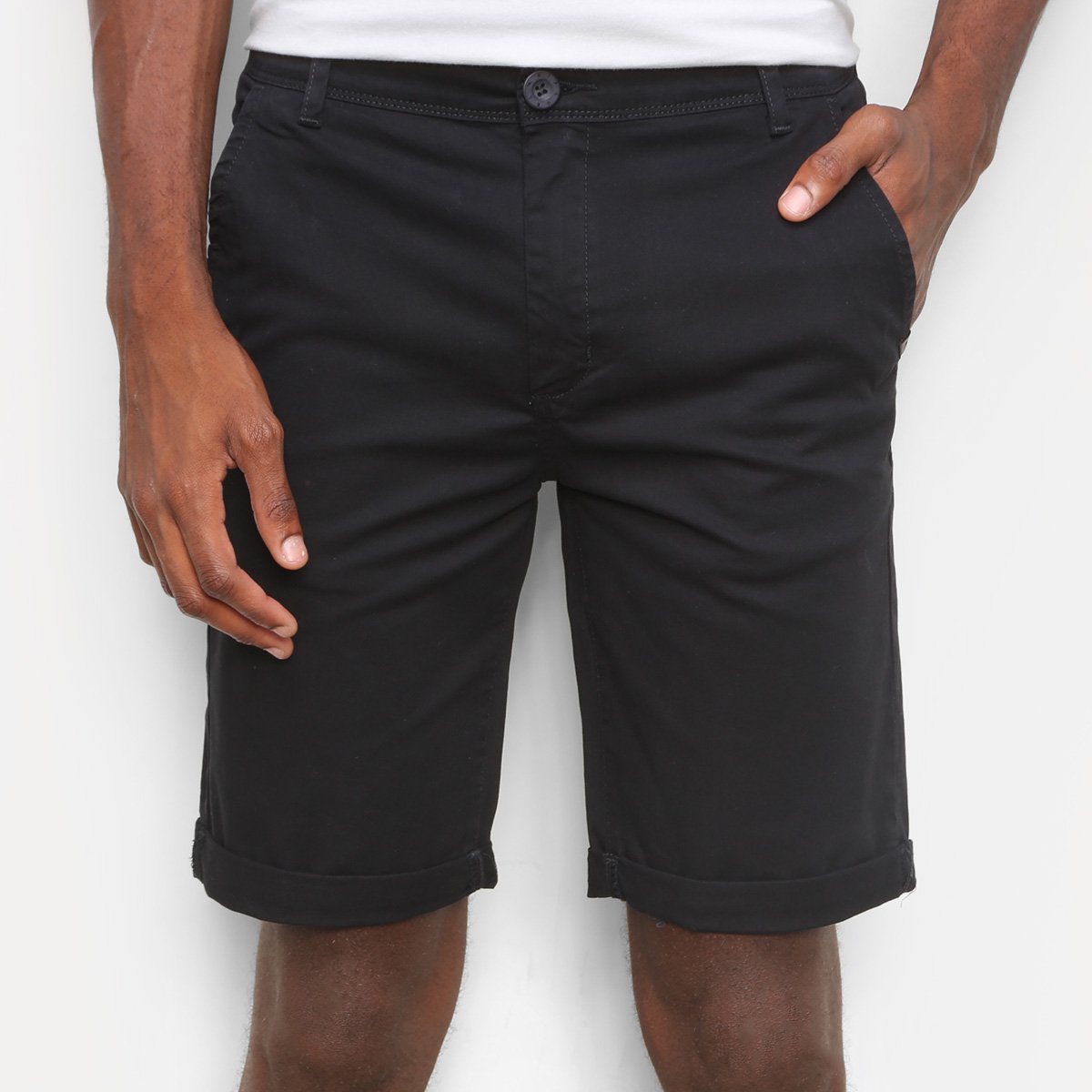 Bermuda Rip Curl Chino Masculina - Preto Menor preço em Bermuda Rip Curl Chino Masculina - Preto