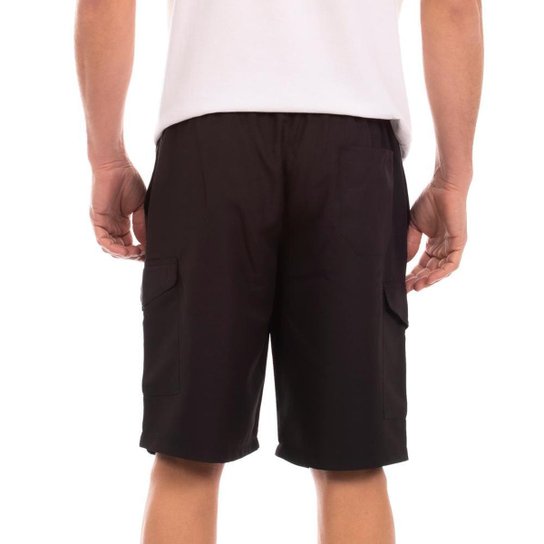 Bermuda Rip Stop Cargo California Prime Preto