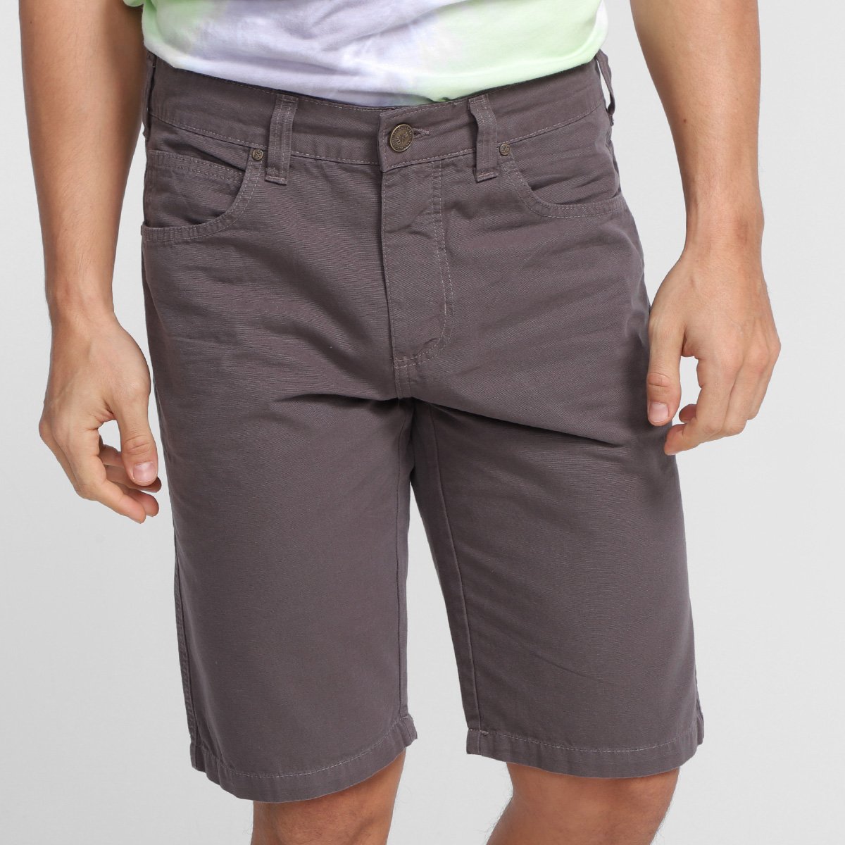 Bermuda Sarja Colcci Lisa Masculina - Cinza é ruim? Bermuda Sarja Colcci Lisa Masculina - Cinza é boa?