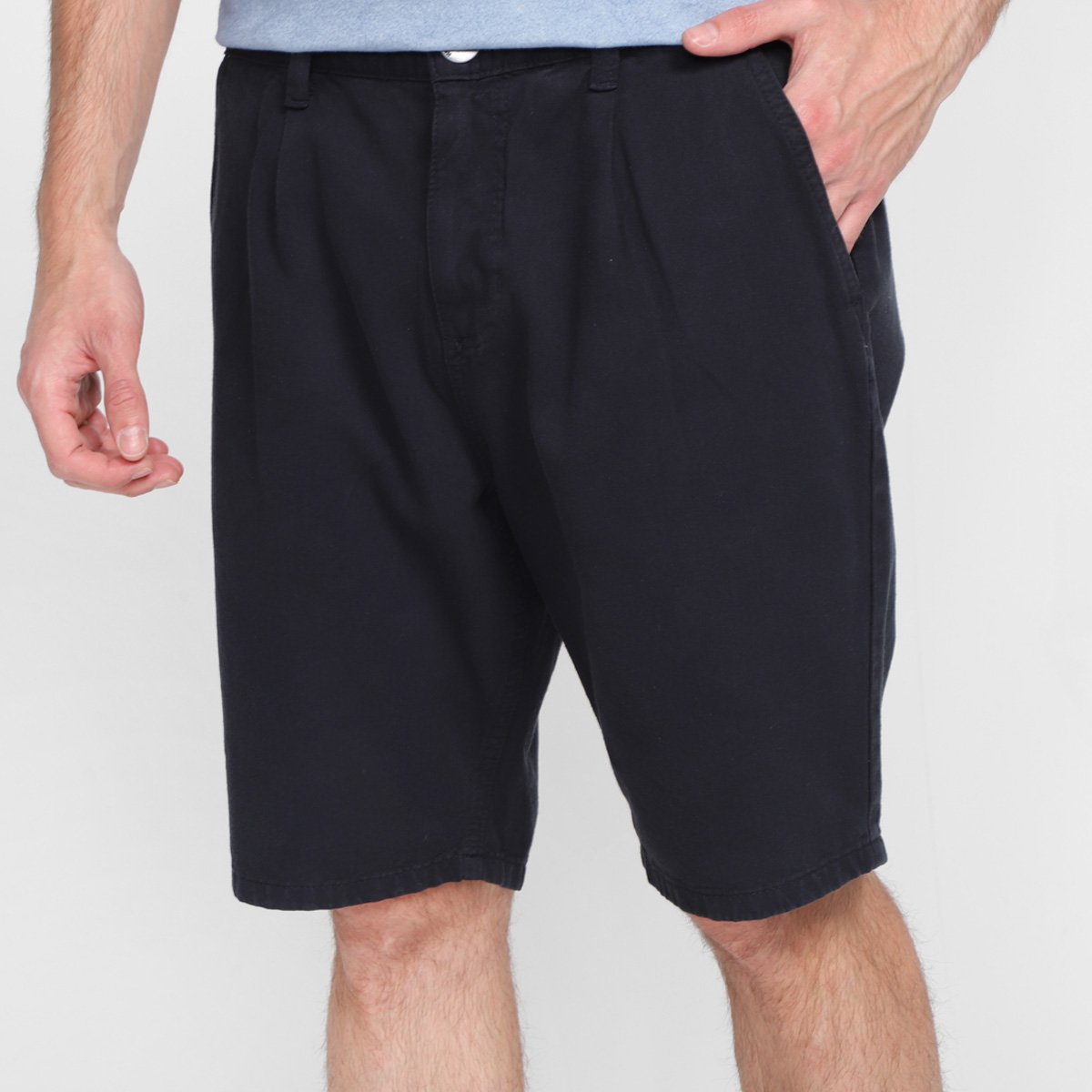 Bermuda Sarja Hering Slim Masculina - Azul Escuro é ruim? Bermuda Sarja Hering Slim Masculina - Azul Escuro é boa?