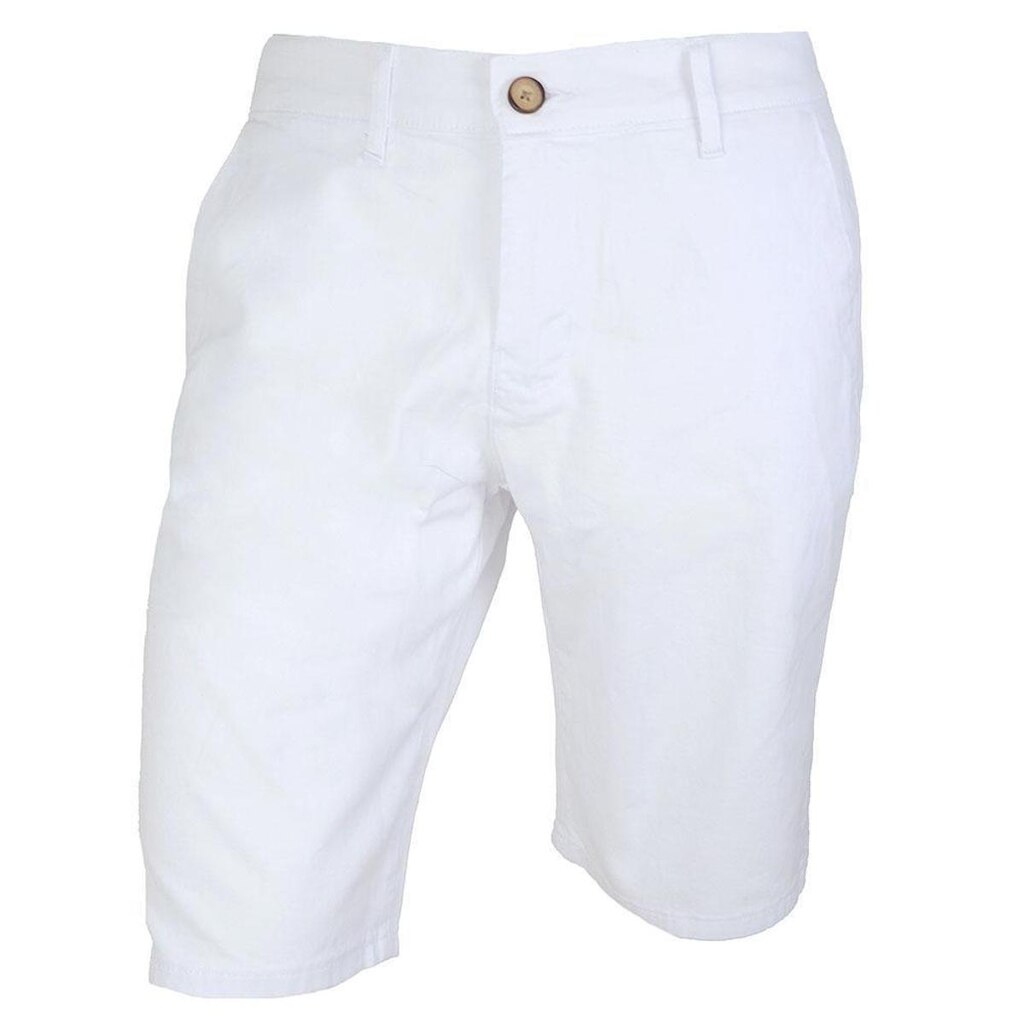 Bermuda Sarja Masculina Ogochi Essencial Branca - 0035