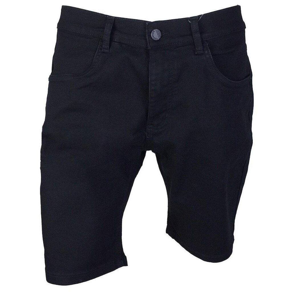 Bermuda Sarja Masculina Recuzza Preta - 1146
