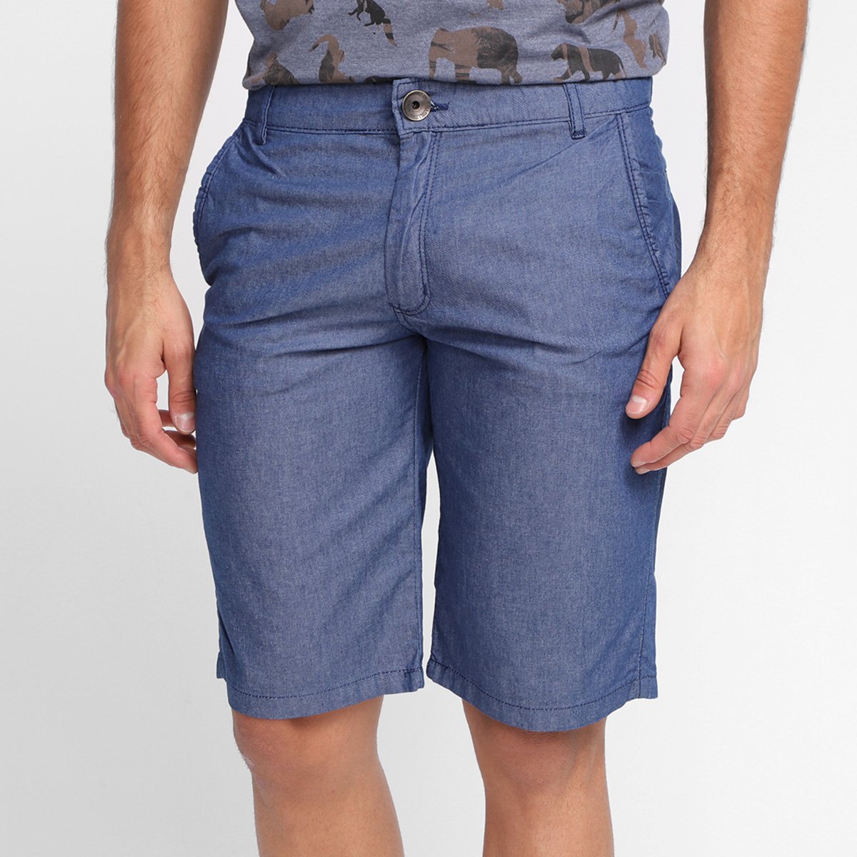 Bermuda Sarja Mucs Masculina - Azul é ruim? Bermuda Sarja Mucs Masculina - Azul é boa?