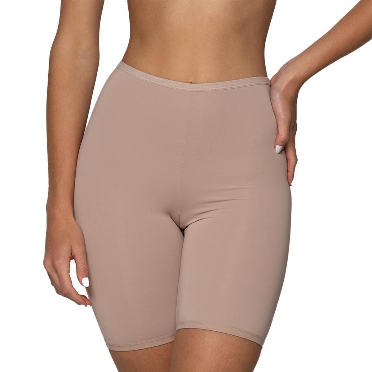 Bermuda Segunda Pele Modeladora Por Baixo de Vestido Saia Poliamida Feminina - Bege Menor preço em Bermuda Segunda Pele Modeladora Por Baixo de Vestido Saia Poliamida Feminina - Bege