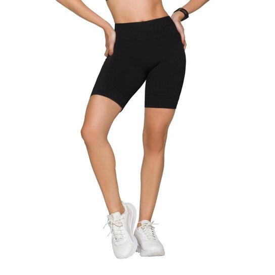 Bermuda Selene Esportiva Fitness Academia Básica Feminino Sem Costura Esporte