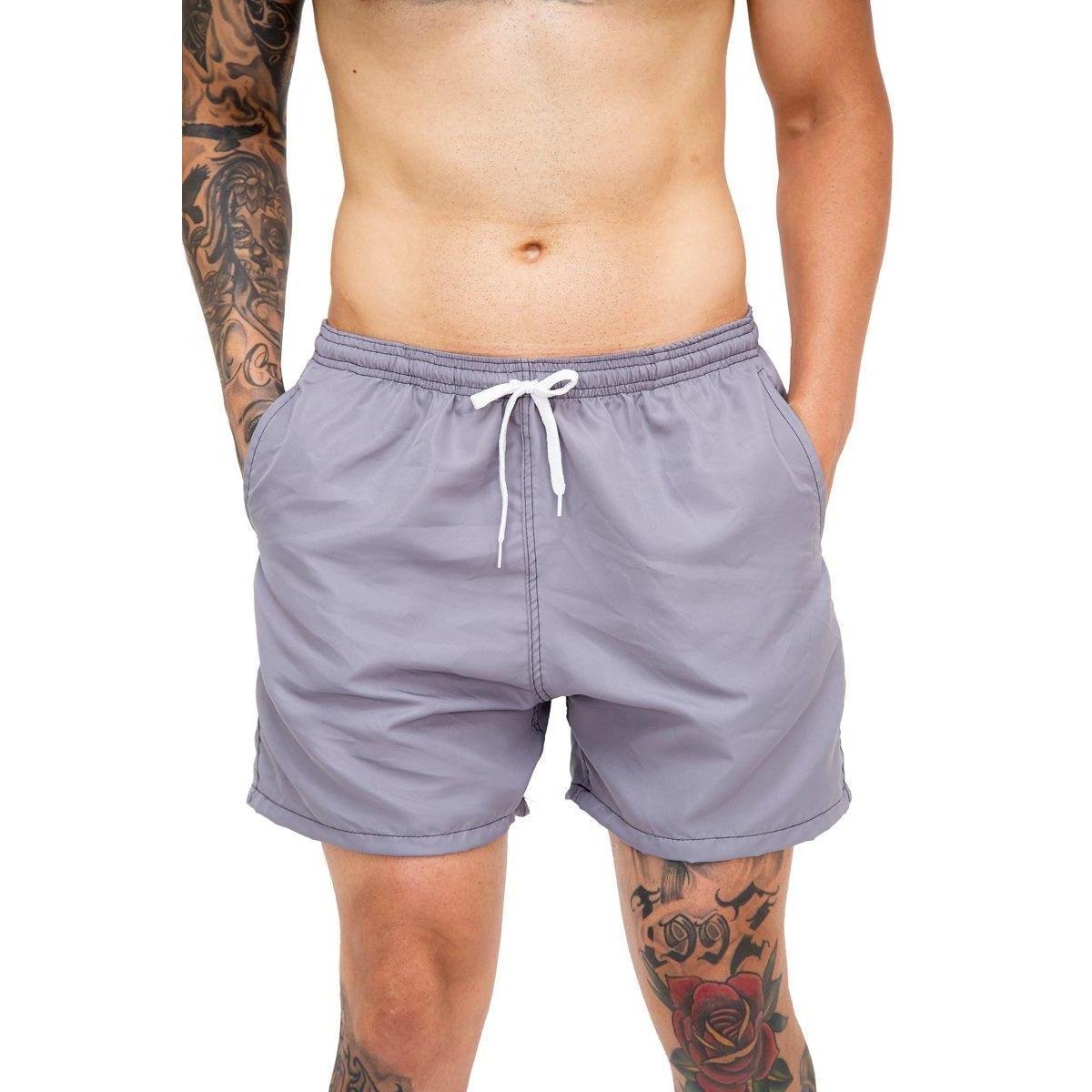 Bermuda Short Masculino Marav's Casual Básico Tactel Versátil - Cinza Menor preço em Bermuda Short Masculino Marav's Casual Básico Tactel Versátil - Cinza
