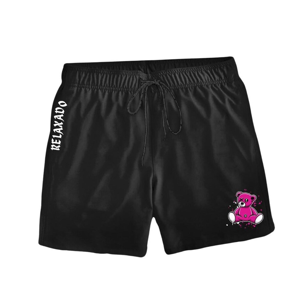 Bermuda Short Tactel Masculina Urso: Conforto E Estilo Praia