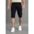 Bermuda Slim Fit Masculina em Sarja na Cor Lemier Collection - Preto