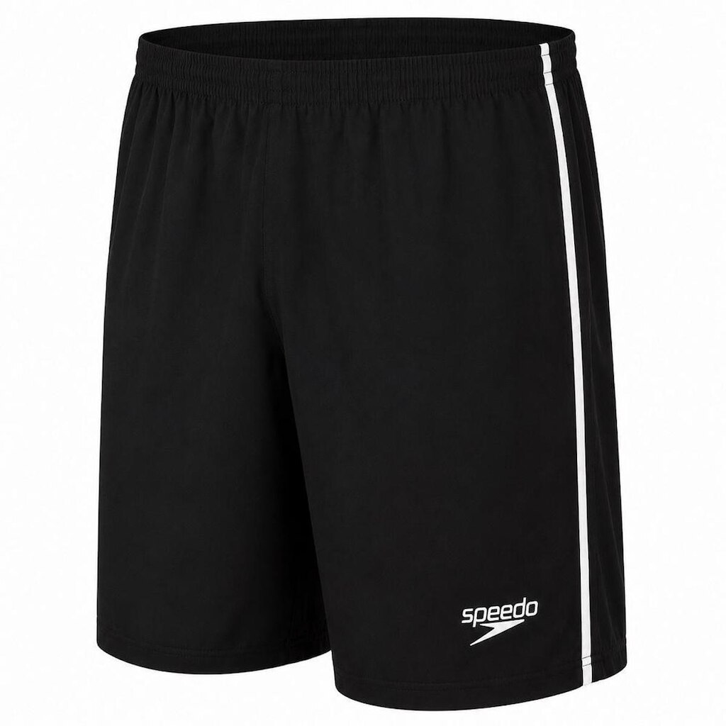 Bermuda Speedo Basic Tape - Preto/Branco
