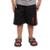 Bermuda Tactel Ox Silver Estilo Short Masculina - Preto+Vermelho