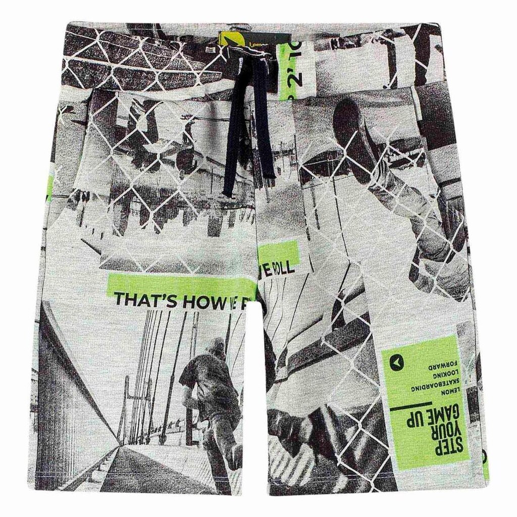 Bermuda Teen Masculina Lemon Moletom 81387.0467.16 Lemon
