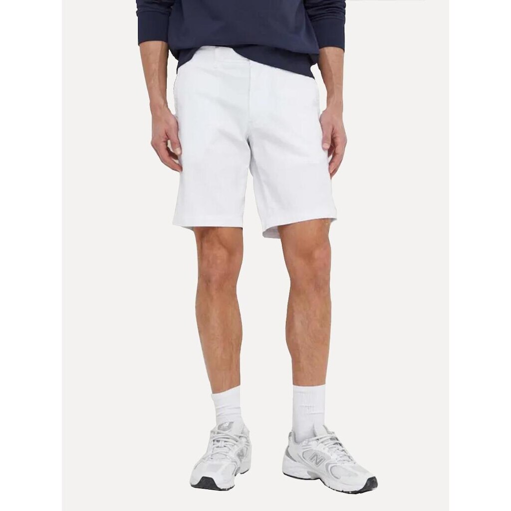 Bermuda Tommy Hilfiger Masculina de Sarja Stretch Branca