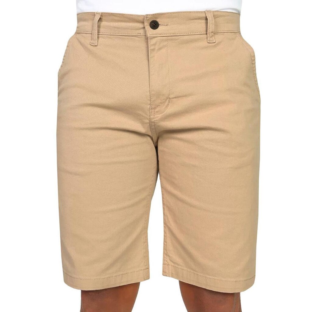 Bermuda Tommy Hilfiger Masculina de Sarja Stretch Cáqui Claro