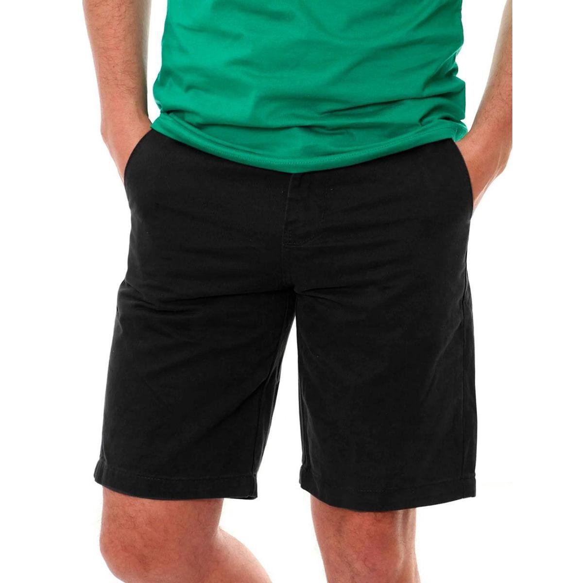 Bermuda Tommy Hilfiger Masculina Sarja Brooklyn Preta - Preto é ruim? Bermuda Tommy Hilfiger Masculina Sarja Brooklyn Preta - Preto é boa?