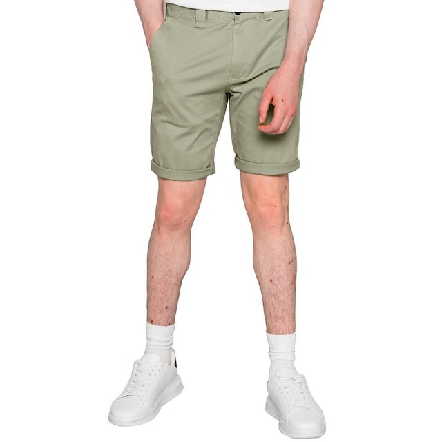 Bermuda Tommy Jeans Masculina Scanton Chino Cinza Sage