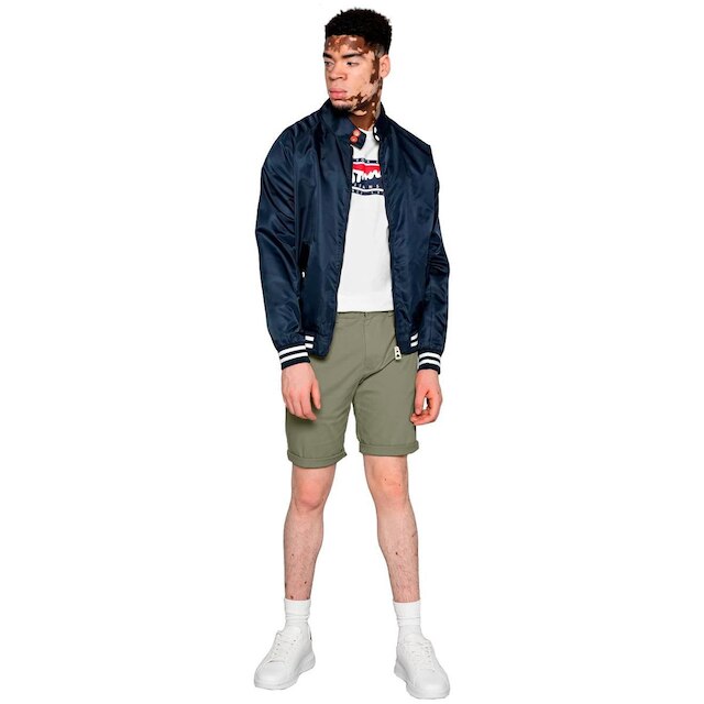 Bermuda Tommy Jeans Masculina Scanton Chino Cinza Sage